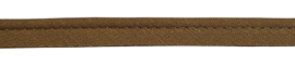 Piping/ paspelband caramel 10mm, per 0,5 meter