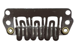 Anti slip haarclipje donkerbruin 28 mm