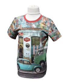 Shirt: oldtimer Cuba *laatste maat 134*