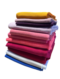 Boordstof pakket 287 cm -11 kleuren 96 cm breed