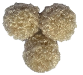 Pom pom 20mm lichtbeige