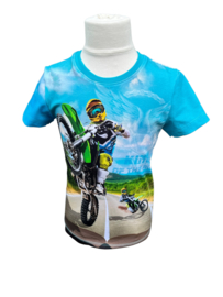 Shirt: motor maat 116-146