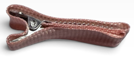 Alligator haarclipje 35x10 mm perzik