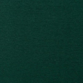Boordstof: effen donkergroen  (Swafing kleur 563 herfst/winter 22-23) Rondgebreid 48 cm. Per 25 cm