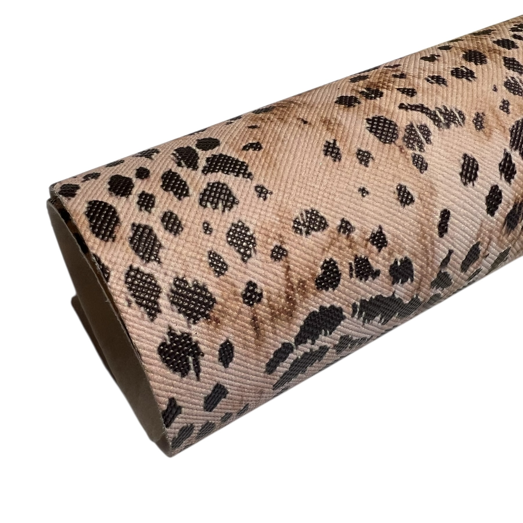 PU leer A4 lapje; dierenprint