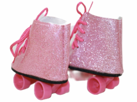 Rolschaatsjes roze voor babyborn