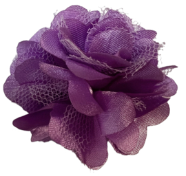 Tule bloem 5 cm lavendel