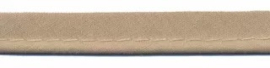 Piping/ paspelband katoen beige, per 0,5 meter