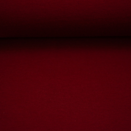 French Terry tricot: bordeauxrood (Swafing kleur  339), per 25 cm