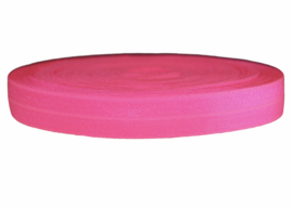 Elastisch band neon knal-roze 16 mm per 5 meter