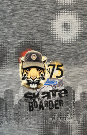 Panel digitale tricot: 3 luik Urban Tiger 75x150 cm Stenzo