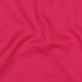 Katoen poplin: effen FUCHSIA, per 25 cm