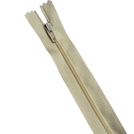 Nylon rits crème niet deelbaar 25 cm