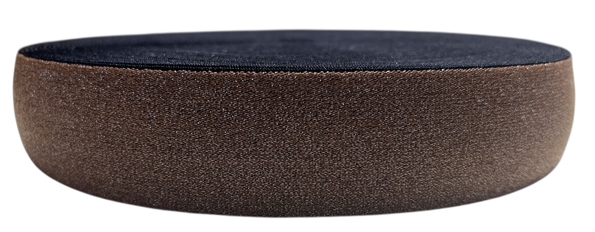 Elastiek GLITTER BRONS 40 mm, per 0,5 meter