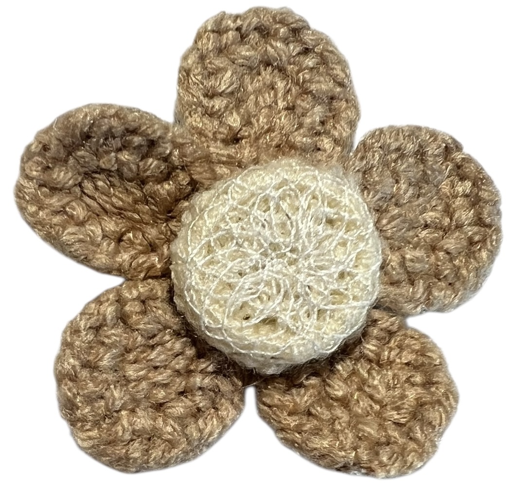 Bloem wol beige/lichtbeige 45 mm