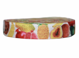 Elastisch band exotic fruits per 0,5 meter