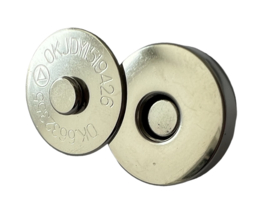 Magneetsluiting zilverkleurig 18 mm