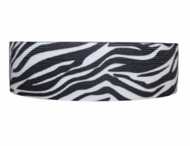 Zebra elastiek 40 mm per 0,5 meter