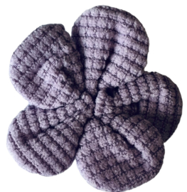 Applicatie bloem ribbel 50 mm lila