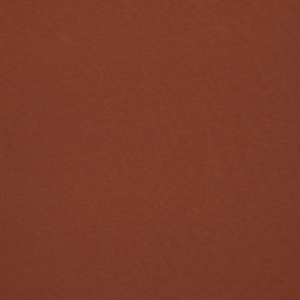 Tricot: melange  terracotta (Swafing kleur 1714), per 25 cm