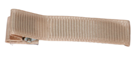 Alligator haarclipje 10x50 mm huidskleur, per stuk