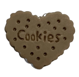 Flatback cookies bruin 22 mm