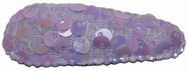 Kniphoesje lila met pailletten, 55 mm