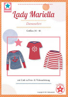 Farbenmix papier naaipatroon Lady Mariella, shirt met boothals maat 34-46