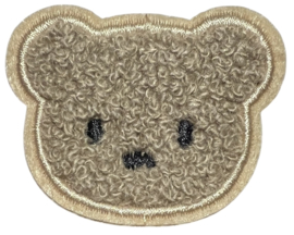Applicatie beer beige, 45x60 mm