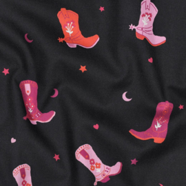 Katoen cowboy boots, per 25 cm