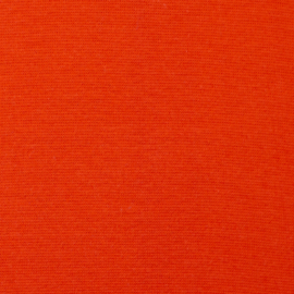 Boordstof: oranje (Swafing kleur 425 seizoen 2023) Rondgebreid 48 cm. Per 25 cm
