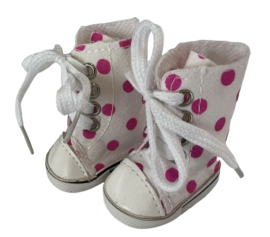 Witte gympen met roze stipjes My little BABY born
