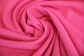 Neon roze tricot gemeleerd, 100x150 cm coupon