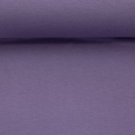 Brushed joggingstof: Lavendel (Swafing kleur 645 Herfst-winter 24-25), per 25 cm