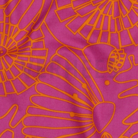 Fine poplin: EDEN MAGENTA by NERIDA HANSEN, 190x148 cm coupon