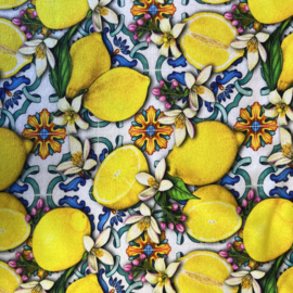 Digitale tricot: Sicillian Lemons (Stenzo) 70x150 cm coupon