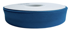Biaisband 20mm katoen aquablauw, per meter
