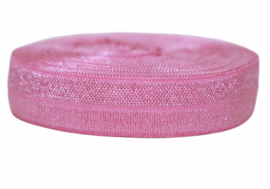 Elastisch band roze 16 mm per 0,5 meter