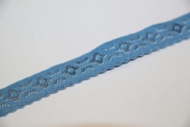 Elastische biaisband jacquard met schulprandje (vouwkant) ijsblauw 10mm per 0,5 meter