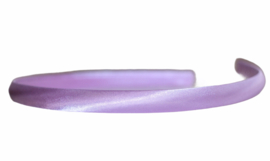 Diadeem / Haarband 10 mm satijn kleur lila