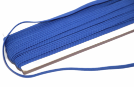 gekleurd elastiek kobaltblauw 6mm, per meter