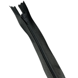 Nylon rits grijs niet deelbaar 40 cm