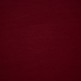 French Terry tricot: bordeauxrood (Swafing kleur  339), per 25 cm