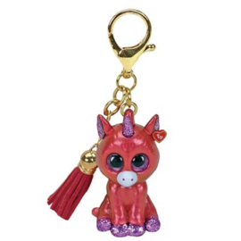 TY MINI BOO'S CLIP SUNSET UNICORN 9CM