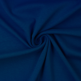 Boordstof: blauw (Swafing kleur 598 seizoen 2023) Rondgebreid 48 cm. Per 25 cm