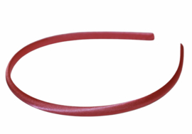 Diadeem / Haarband 7 mm satijn kleur zalmroze