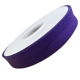 Biaisband 20mm katoen paars, per meter