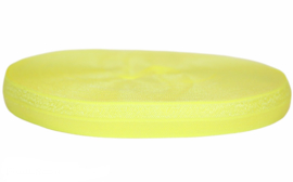 Elastisch band lemon neongeel 16 mm: 6 meter!