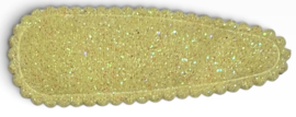 Kniphoesje glitter geel, 5 cm