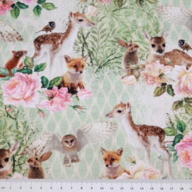 Digitale print tricot: BAMBI, per 25 cm